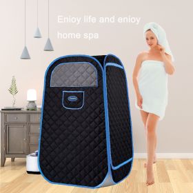 Portable Folding Full size Steam Sauna with 1000W&2.2L steam Generator. Personal Sauna Tent for Relaxation & Spa at home. Fast heating. Folding Steel