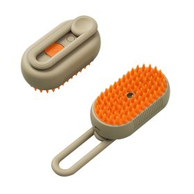 Steam brush for cats and dogs (Color: Coffee)